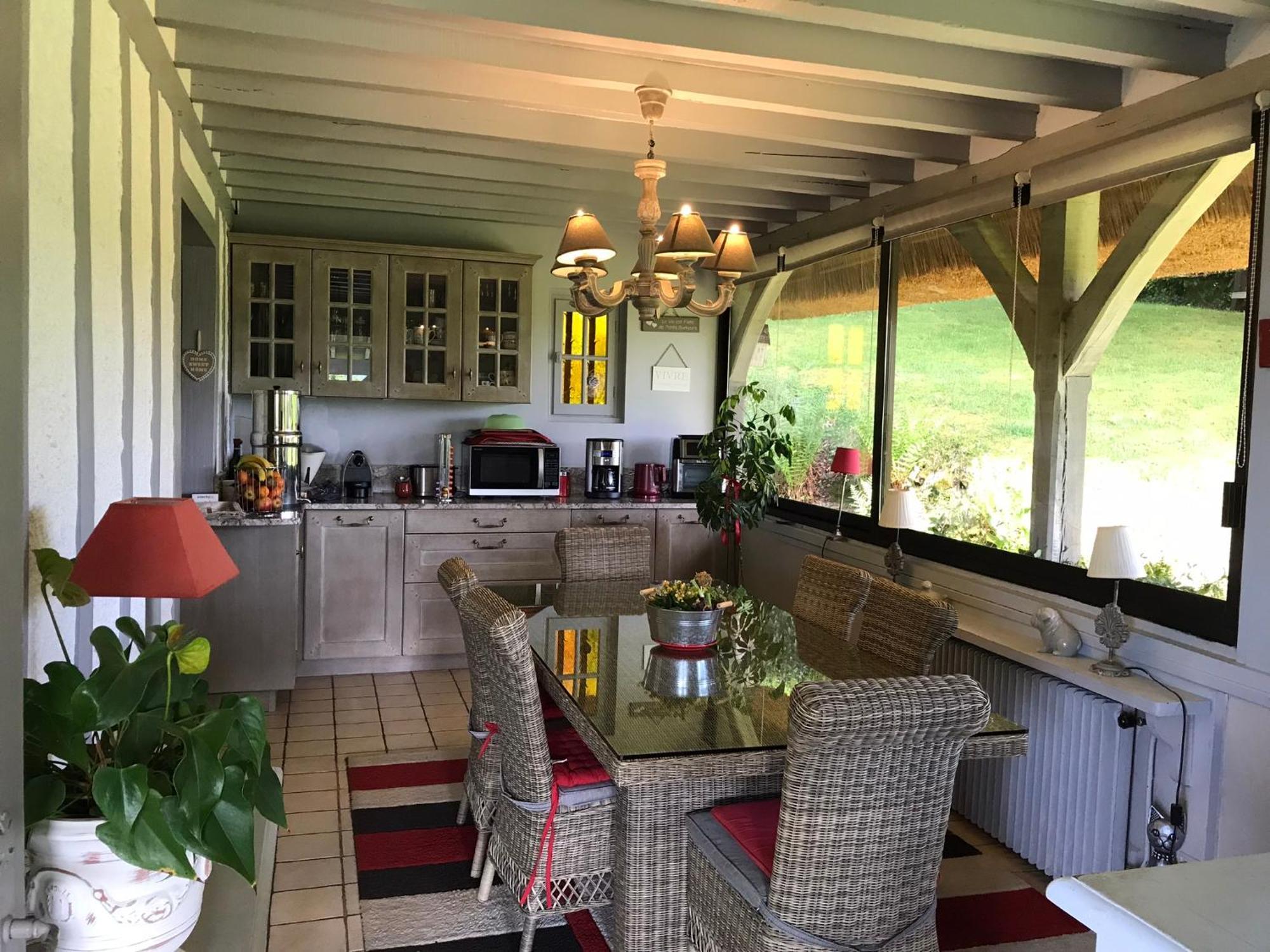 Bed and Breakfast Les chaumières du pays d'auge à Le Breuil-en-Auge Extérieur photo